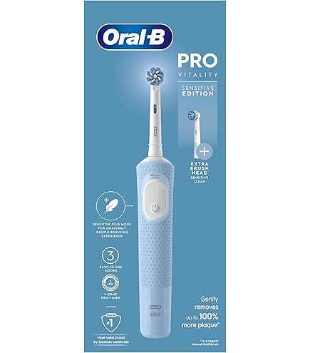 Oral B Braun D12013 220 Volts Vitality Dual Clean Rechargeable